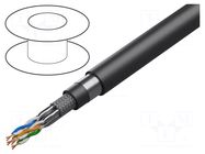 Wire; S/FTP; 4x2x24AWG; industrial Ethernet; 6a; stranded; Cu; PVC BELDEN