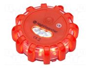 Lamp: warning; IP67; Pulsar AAA; emergency services; 340mm; red NightSearcher