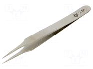 Tweezers; 120mm; for precision works; Blades: narrowed PIERGIACOMI