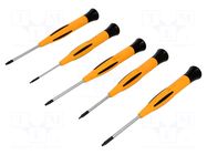 Kit: screwdrivers; precision; Torx®; 6pcs. PIERGIACOMI