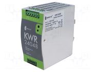 Power supply: switching; 240W; for DIN rail mounting; OUT: 1; KWR BREVE TUFVASSONS