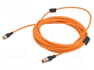 Cable: for sensors/automation; M12; PIN: 4; 7.5m; plug; 230VDC; 4A LUMBERG AUTOMATION