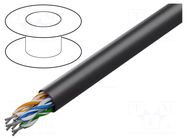 Wire; U/UTP; 4x2x24AWG; industrial Ethernet,outdoor; 5e; stranded BELDEN