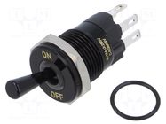 Switch: toggle; Pos: 2; SPDT; ON-ON; 5A/250VAC; -40÷85°C; IP67; brass ONPOW