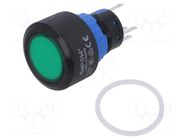 Switch: push-button; Pos: 2; SPDT; 0.5A/220VAC; 1A/24VDC; ON-ON ONPOW