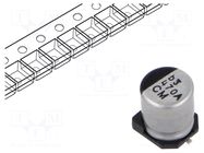 Capacitor: electrolytic; low ESR; SMD; 470uF; 10VDC; Ø6.3x7.7mm NICHICON