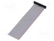 Ribbon cable with IDC connectors; IDC,wires; Tape ph: 0.64mm SAMTEC