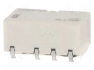 Relay: electromagnetic; DPDT; Ucoil: 5VDC; Icontacts max: 1A; G6K OMRON Electronic Components