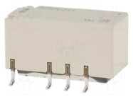 Relay: electromagnetic; DPDT; Ucoil: 5VDC; Icontacts max: 2A; G6S OMRON Electronic Components