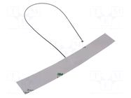 Antenna; GSM,LTE; 1.4dBi,2.2dBi,4.2dBi; linear; Len: 300mm; U.FL MOLEX