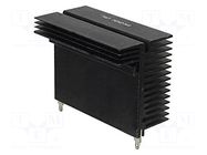 Heatsink: extruded; grilled; black; L: 58mm; W: 32mm; H: 43.8mm; C40 OHMITE