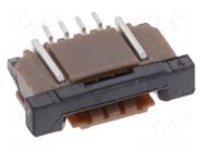 Connector: FFC/FPC; tinned; SMT; 1A; 100V; SFW; PIN: 4; Mat: PPS; 1mm AMPHENOL COMMUNICATIONS SOLUTIONS