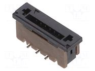 Connector: FFC/FPC; tinned; SMT; 1A; 100V; SFW; PIN: 6; Mat: PPS; 1mm AMPHENOL COMMUNICATIONS SOLUTIONS