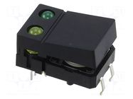 Switch: keypad; Pos: 2; SPST-NO; 0.05A/24VDC; black; LED; THT; 1.27N OMRON Electronic Components