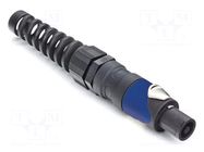 Connector: loudspeaker; plug; female; PIN: 4; for cable; 30A; 133V AMPHENOL