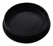 CAP, KNOB, GLAZED, BLACK