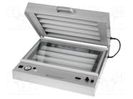 UV exposure unit; 240x365mm; exposure of PCBs; 230VAC; 260W ISEL