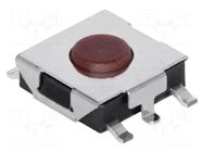 Microswitch TACT; SPST-NO; Pos: 2; 0.05A/12VDC; SMT; none; 1N; 6x6mm Same Sky