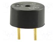 Sound transducer: electromagnetic signaller; THT; 3kHz; 80mA Same Sky