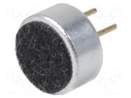 Microphone; electret; 100Hz÷20kHz; 2.2kΩ; -42dB; Ø6x2.7mm; 400uA Same Sky
