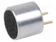 Microphone; electret; 100Hz÷20kHz; 2.2kΩ; -42dB; Ø6x5mm; 500uA Same Sky