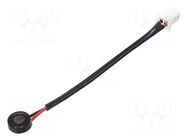 Microphone; electret; 100Hz÷10kHz; 2.2kΩ; -38dB; Ø4.6x1.8mm; 500uA Same Sky