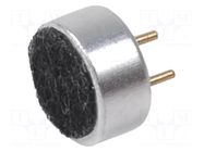 Microphone; electret; 100Hz÷20kHz; 2.2kΩ; -47dB; Ø6x2.7mm; 500uA Same Sky
