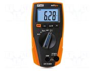 Digital multimeter; LCD; 4-digit; VDC: 4V,40V,400V,600V; 0÷50°C HT INSTRUMENTS