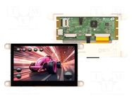 Display: TFT; 4.3"; 800x480; 520BSRAM,8MBPSRAM,16MBFLASH; 4÷6V 4D Systems