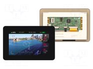 Display: TFT; 5"; 800x480; 520BSRAM,8MBPSRAM,16MBFLASH; 540cd/m2 4D Systems