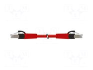 Patch cord; Cat: 6a; RJ45 plug,both sides; stranded; Cu; 6.5m; FRNC MURRELEKTRONIK