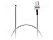 Cable; IPEX MHF 1,RP-SMA female; grey; -40÷85°C; 0÷6GHz; 200mm GCT