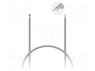 Cable; IPEX MHF 4L,wires; black; angled; -40÷90°C; 250mm; 50Ω GCT