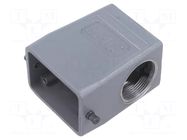 Enclosure for connectors: HDC; size H-B 6; for cable; for latch LAPP
