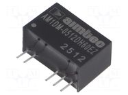 Converter: DC/DC; 1W; Uin: 4.5÷5.5VDC; Uout: -12VDC; Uout2: 12VDC AIMTEC