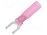 Tip: fork; M5; 0.5÷1.5mm2; crimped; for cable; insulated; red NINIGI