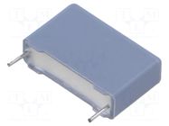 Capacitor: polypropylene; X2; 100nF; 630VDC; 310VAC; 17.5x11x5mm VISHAY