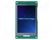 Display: TFT; 3.5"; 320x480; Illumin: LED; 16MBFLASH; RGB; 300cd/m2 Dwin Technology