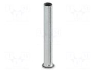 Tip: bootlace ferrule; non-insulated; copper; 2.5mm2; tinned; 18mm PHOENIX CONTACT