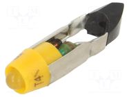 LED lamp; yellow; T5,5K; 24VDC; 24VAC; plastic; 3mm; -20÷60°C CML INNOVATIVE TECHNOLOGIES