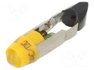 LED lamp; yellow; T5,5K; 28VDC; 28VAC; plastic; 3mm; -20÷60°C CML INNOVATIVE TECHNOLOGIES
