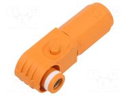 Connector: DC supply; plug; ES-150A; 1.5kV; PIN: 1; IP67; for cable DEGSON ELECTRONICS