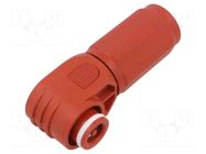 Connector: DC supply; plug; ES-350A; 1.5kV; PIN: 1; IP67; for cable DEGSON ELECTRONICS