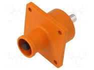 Connector: DC supply; socket; ES-250A; 1.5kV; PIN: 1; IP67; screw DEGSON ELECTRONICS