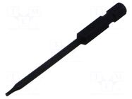 Screwdriver bit; Torx®; TX06; 1/4"; Overall len: 70mm KING TONY