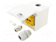 Charging socket USB type A double PCE