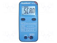 Digital multimeter; LCD; 3,75 digit (3999); True RMS AC PEAKTECH