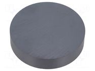 Magnet: permanent; hard ferrite; 71N; Ø: 70mm; H: 15mm ELESA+GANTER