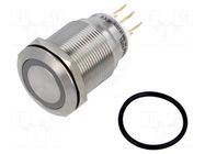 Switch: vandal resistant; Pos: 2; SPDT; 3A/220VAC; 5A/24VDC; IP65 ONPOW