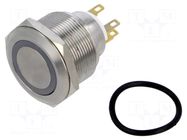 Switch: vandal resistant; Pos: 2; SPDT; 3A/220VAC; 5A/24VDC; IP65 ONPOW